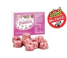 BOTONCITOS REDONDELAS FRUTILLA MAPSA x 100 gr