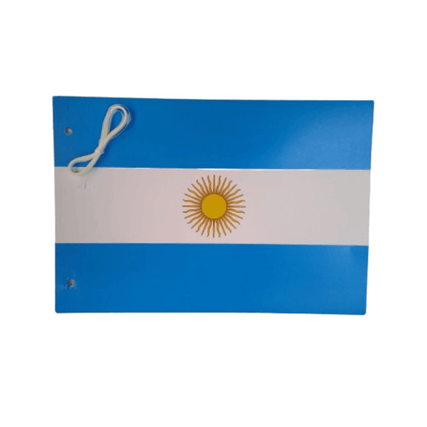 BANDERIN BANDERA CELESTE Y BLANCA GIGANTEx1 (2.40mts.) 3344/13 GM - Imagen 2