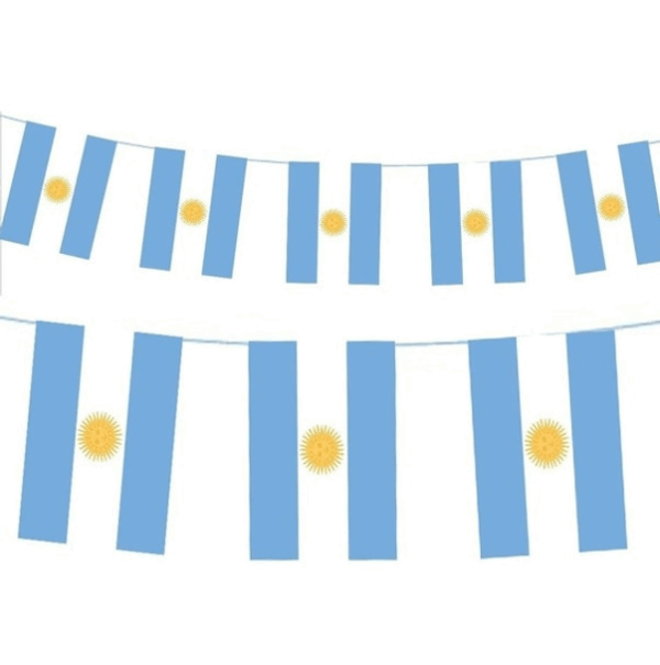BANDERIN BANDERA CELESTE Y BLANCA GIGANTEx1 (2.40mts.) 3344/13 GM