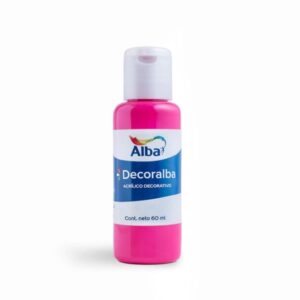 PINTURA ACRILICA ALBA (DECORALBA) TRADICIONAL ROSA CHICLE 497 x60cc X1
