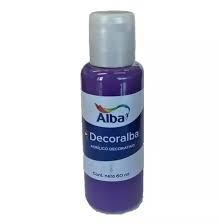 PINTURA ACRILICA ALBA (DECORALBA) TRADICIONAL VIOLETA 491 x60cc X1