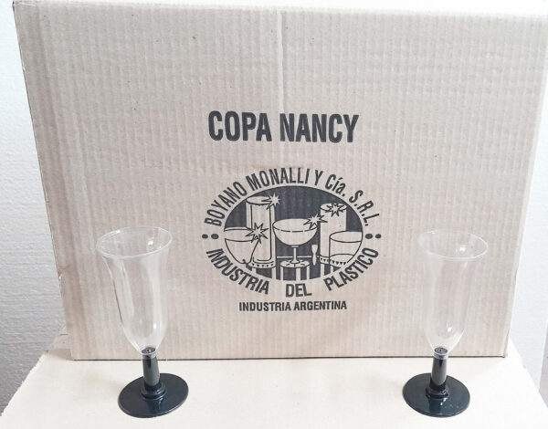 COPA NANCY CHAMPAGNE PIE NEGRO 032 (BULTO x100)