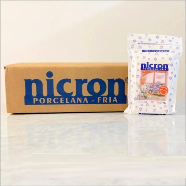 PASTA PORCELANA FRIA NICRON TRADICIONAL x500gs  (BULTO x20)