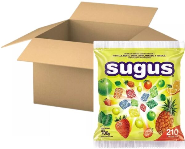 CARAMELO MASTICABLE SUGUS x700grs (BULTOx8) 1013860