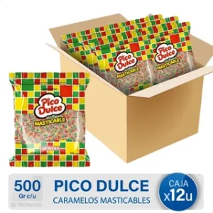 CARAMELO MASTICABLE PICO DULCE LHERITIER x500g (BULTOx12) 300240
