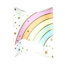PIÑATA UNICORNIO ARCO IRIS GOLD MUNDO x1 09033