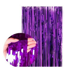 CORTINA METALIZADA VIOLETA (200336)