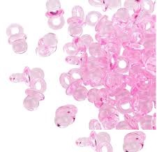CHUPETE MINI CRISTAL ROSA x36