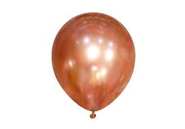 GLOBO GLOBOX CROMO REFLEX 12" ROSA GOLD  x10 71866