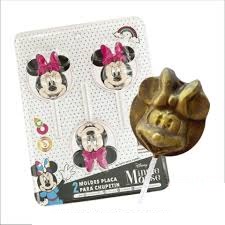PLACA PARA CHUPETIN REDONDA MINNIE x2u. C.O
