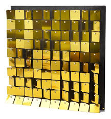 PANEL ENCASTRABLE SHIMMER WALL METALIZADO DORADO 30x30 cm x1 U23