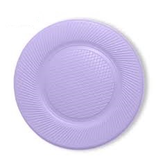 PLATO CHICO PASTEL LILA PASTEL x 10