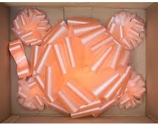 MOÑO PARA AUTO DECORATIVO x1 SALMON
