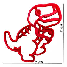 CORTANTE MARCADOR PLASTICO DINOSAURIOS x1 DESIGN