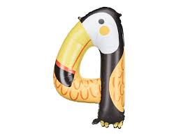 GLOBO NUMERO ANIMAL NUMBER Nº4  TUCAN