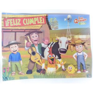 AFICHE FELIZ CUMPLE LA GRANJA DE ZENON C.O.55111 x1