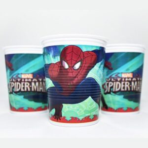 VASO DE  POLIPAPEL HOMBRE ARAÑA x8  C.O