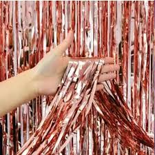 CORTINA DILAX METALIZADA ROSA GOLD ( 2.00 x1.00 mts ) x1 72850