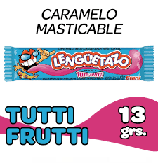 CARAMELO LENGUETAZO TUTTI-FRUTTI  x U