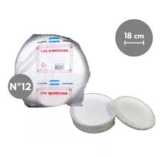 BANDEJA CARTON PAQUETEx Nº 12  (18 cm) x U