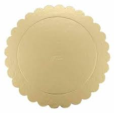 DISCO CARTON SOL DORADO 30cm