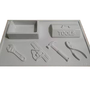PLACA PARA SOUVENIRS CAJA DE HERRAMIENTAS N1640