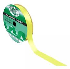 CINTA RASO Nº3 AMARILLO x10mts 4