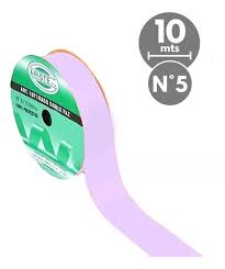 CINTA RASO Nº5 LILA x10mts 6