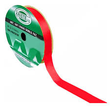 CINTA RASO Nº3 ROJO x10mts 8