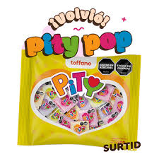 CHUPETIN CORAZON PITY POP x50un 760200