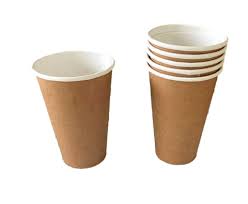 VASO POLIPAPEL KRAFT LUNARES CON STAMPING 240 cc x8 ROMI PACK