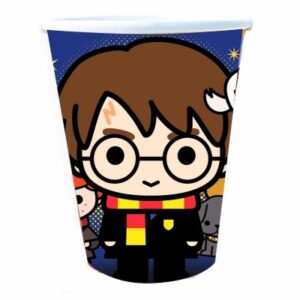 VASO DE  POLIPAPEL HARRY POTTER x8 C.O