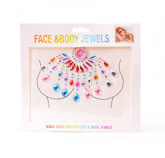 BLISTER STRASS PARA CUERPO x1 VARIOS MODELOS