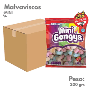 MALVAVISCO MINI GONGYS  MULTICOLOR (BULTO 12x200grs) 78598