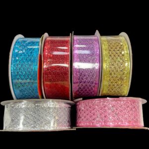 CINTA METALIZADA Y BRILLO VARIOS COLORES