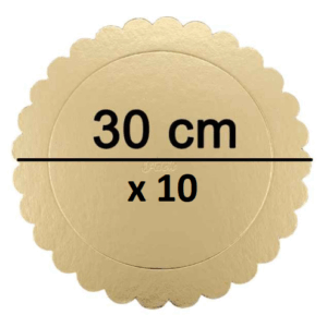 DISCO CARTON SOL DORADO 30cm x10