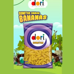 GOMA DORI BANANAS X 500 GR (12743) x U