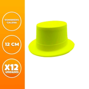 GALERA FLUO IMPORTADA x12 YW17100 AMARILLO (112857)