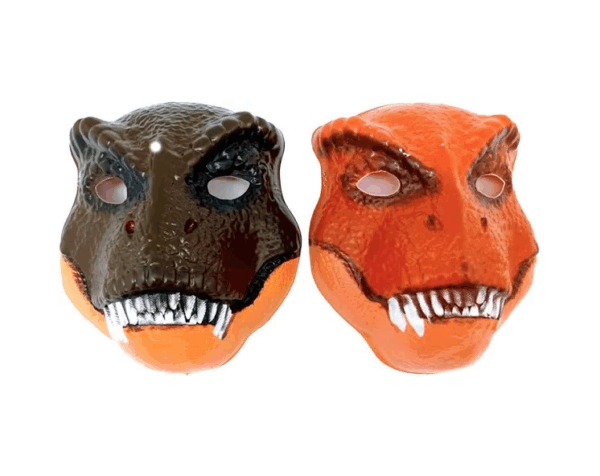 CARETA PLASTICA DINOSAURIO