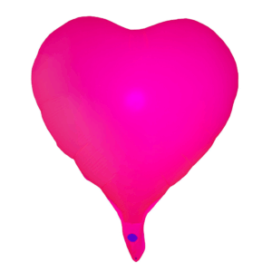 GLOBO CORAZON FLUO 18" (FUCSIA) FCL673 x U