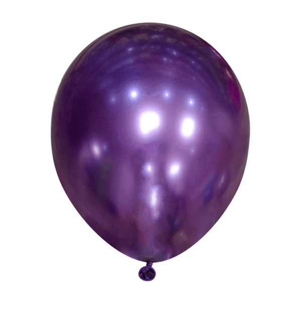 GLOBO GLOBOX CROMO REFLEX 12" PURPURA x10 71903