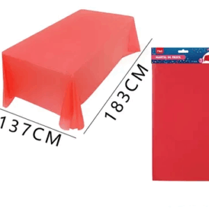 MANTEL PLASTICO 137X183CM X   ROJO - ZLE-CM-01 (111865)