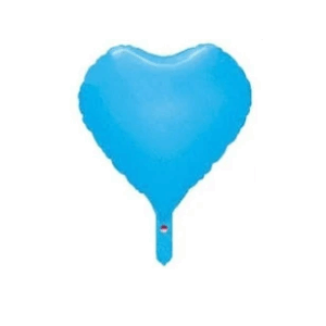GLOBO CORAZON FLUO 18" (AZUL) ACL673 x U