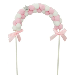 CAKE TOPPER POMPÓN PACK   ROSA - YW19-288 (111570)