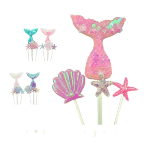 ADORNO PINCHE COLA DE SIRENA OSTRAS Y ESTRELLAS x1 0772-5 (111840)