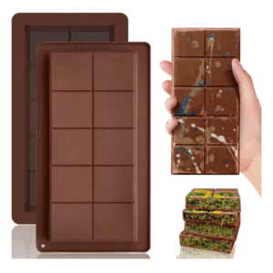 MOLDE SILICONA TABLETA CHOCOLATE (25 x14cm)