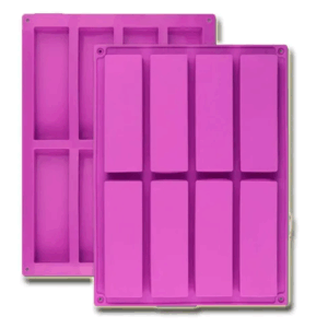 MOLDE SILICONA X8 RECTANGULOS 4X11X2 CM 27X21 CM - BM1265 (103399)
