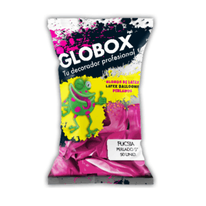 GLOBO GLOBOX 5" PERLADO FUCSIA x50 52058