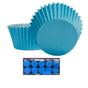 PIROTIN CUPCAKE Nº10 LISO CELESTE (M-PACK) CAJA x510 PL5