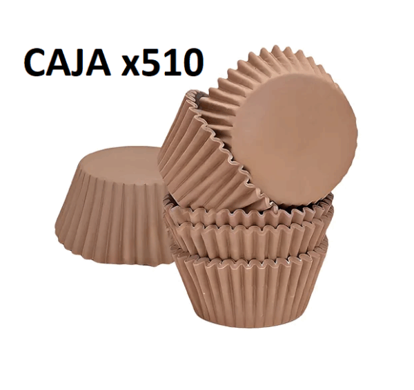 PIROTIN CUPCAKE Nº10 (M-PACK) LISO KRAFT CAJA x510 PL013